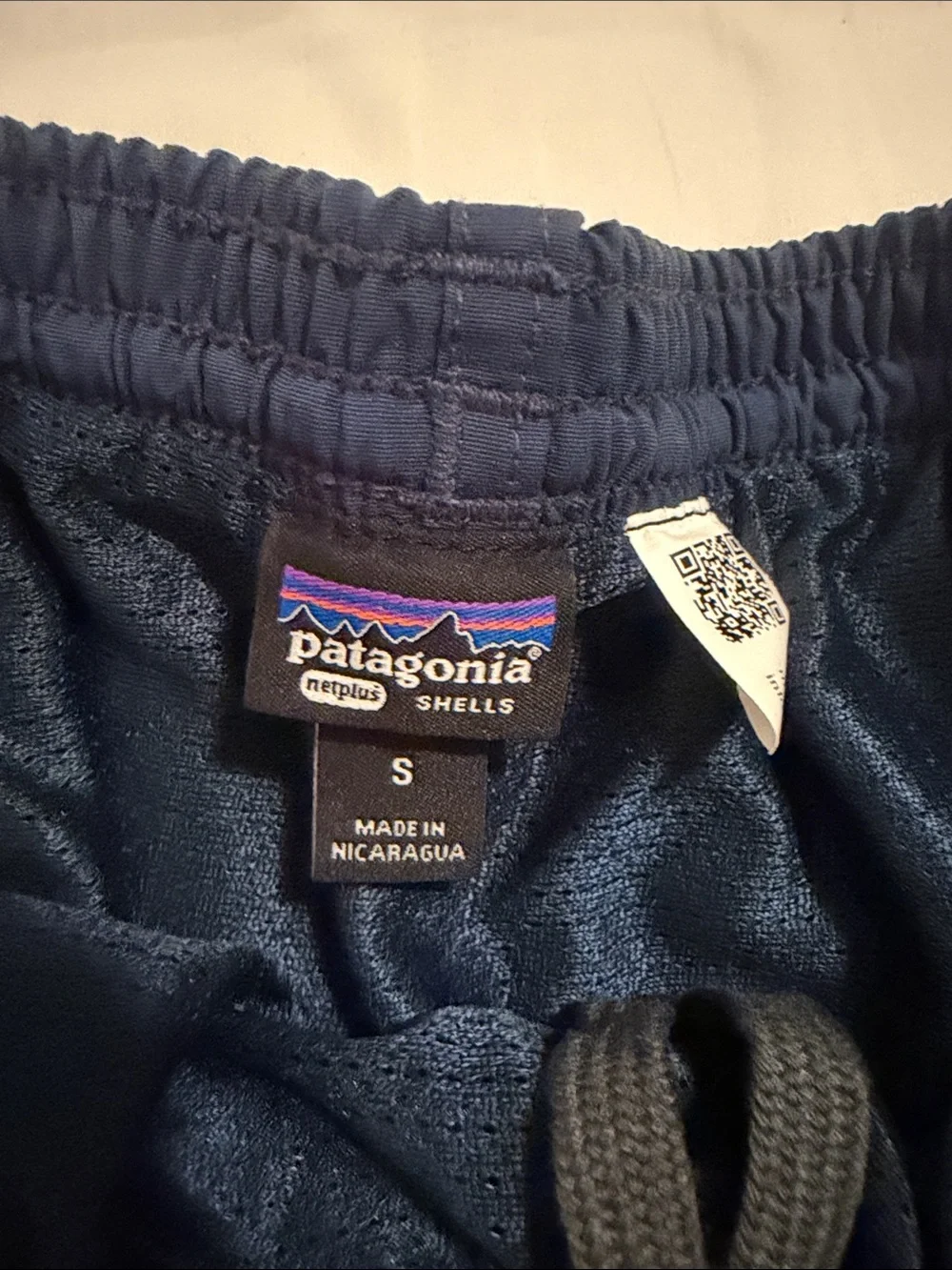 Patagonia Navy Blue Athletic/swim Shorts
